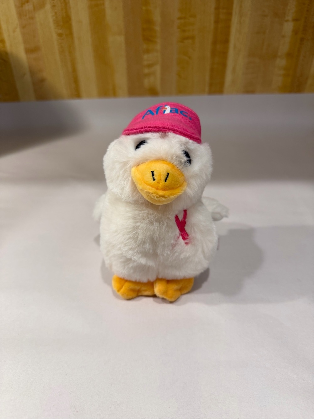AFLAC Plush Iron Girl Pink Swimming Biking Running Medal 2009 -Preowned